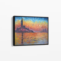 San Giorgio Maggiore au Crépuscule par Claude Monet - Tableau reproduction