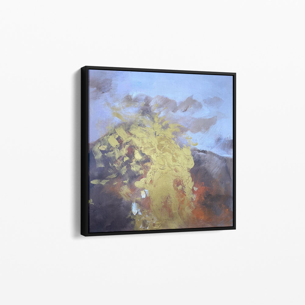 Gold Sky Abstract Painting