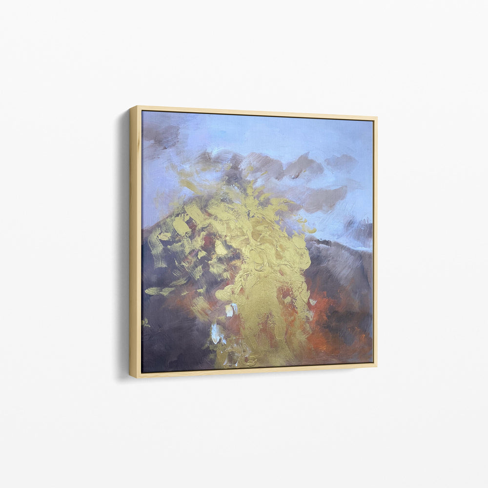 Gold Sky Abstract Painting