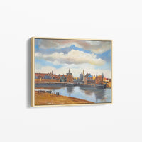 Vue de Delft par Johannes Vermeer - Tableau reproduction