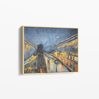 Boulevard Montmartre : Effet de Nuit par Camille Pissarro - Tableau reproduction