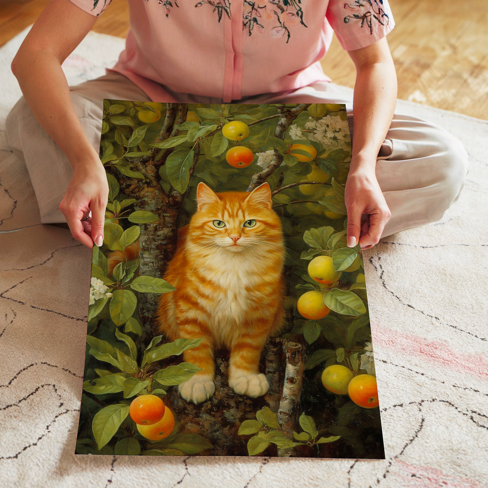 L'impression présentée en poster, sans encadrement, sur un mur neutre.