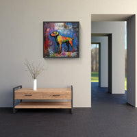 Dog bark woof-Canvas-artwall-Artwall