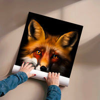 L'impression présentée en poster, sans encadrement, sur un mur neutre.