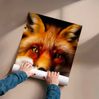 L'impression présentée en poster, sans encadrement, sur un mur neutre.