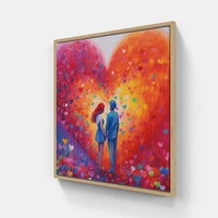 Heart's Endless Devotion-Canvas-artwall-Artwall