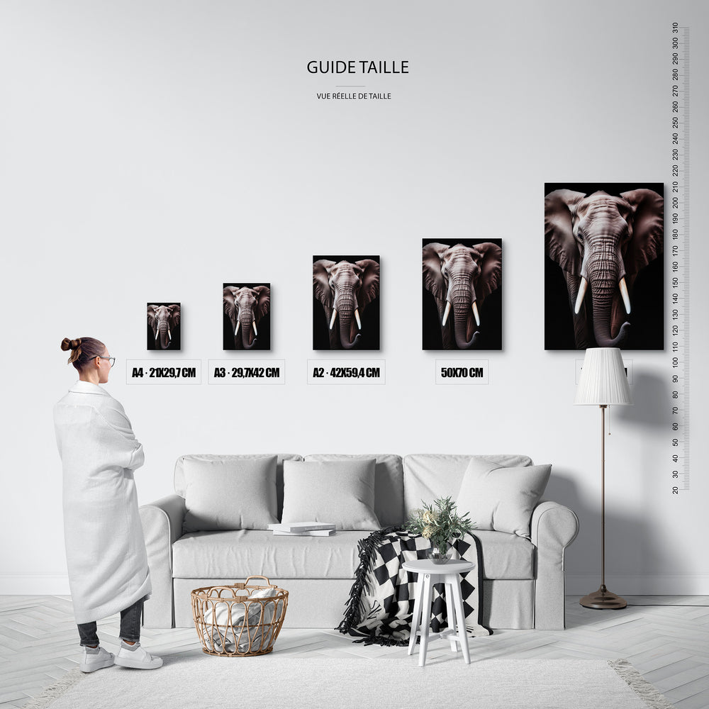 Le tableau, vue guide_taille.