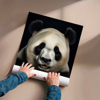 L'impression présentée en poster, sans encadrement, sur un mur neutre.