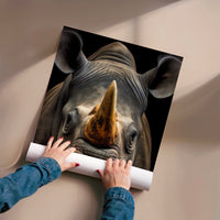 L'impression présentée en poster, sans encadrement, sur un mur neutre.