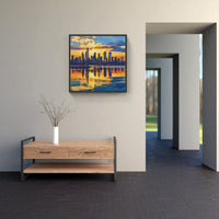 Dynamic City Skyline-Canvas-artwall-Artwall