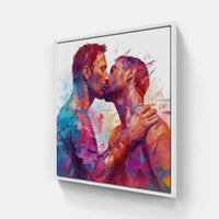 Amorous Passion Devotion Harmony-Canvas-artwall-20x20 cm-White-Artwall