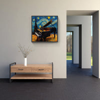 Eloquent Piano Masterpiece-Canvas-artwall-Artwall