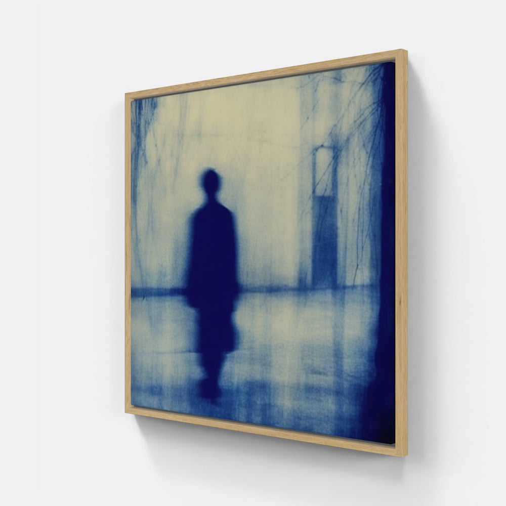 Cyanotype Reflections Unveiled-Canvas-artwall-Artwall