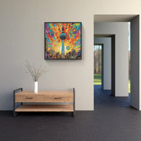 Berlin City Lights Symphony-Canvas-artwall-Artwall