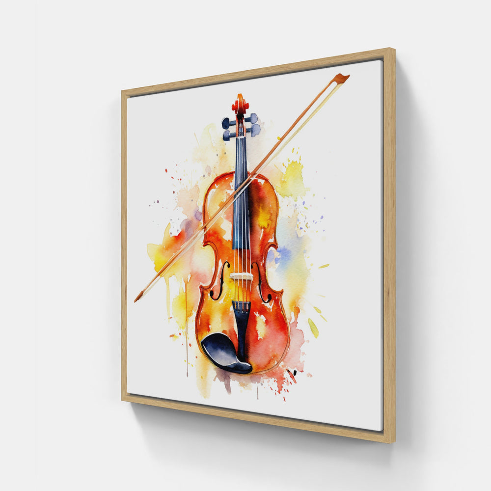 Enchanting String Violin-Canvas-artwall-Artwall