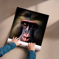 L'impression présentée en poster, sans encadrement, sur un mur neutre.