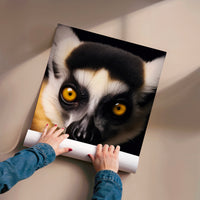 L'impression présentée en poster, sans encadrement, sur un mur neutre.