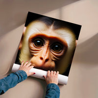 L'impression présentée en poster, sans encadrement, sur un mur neutre.