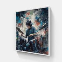Drummer's Artistic Canvas-Canvas-artwall-20x20 cm-White-Artwall