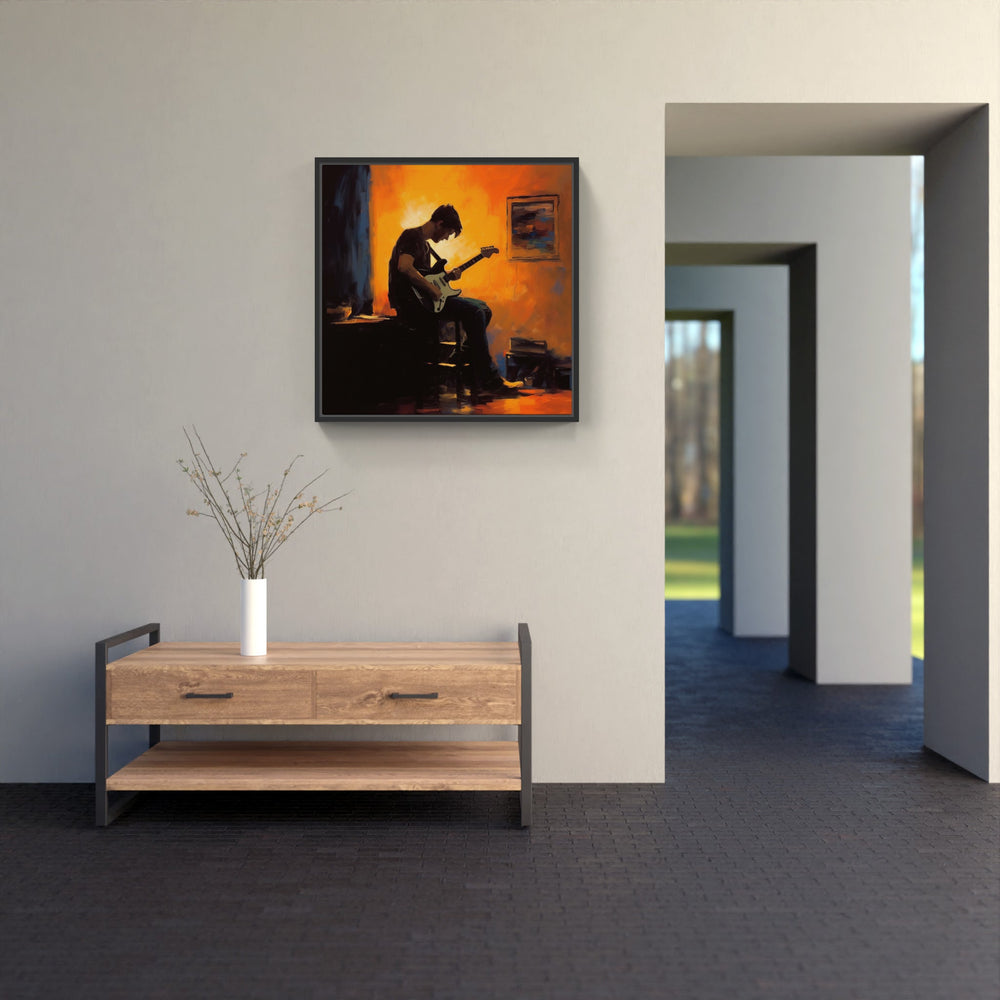 Magical Guitar Melody-Canvas-artwall-Artwall