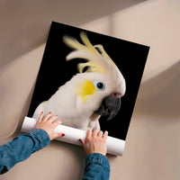 L'impression présentée en poster, sans encadrement, sur un mur neutre.