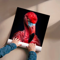 L'impression présentée en poster, sans encadrement, sur un mur neutre.