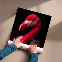 L'impression présentée en poster, sans encadrement, sur un mur neutre.