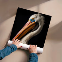 L'impression présentée en poster, sans encadrement, sur un mur neutre.