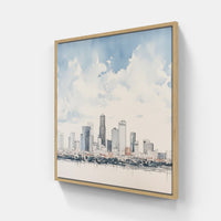 Majestic Urban Skyline-Canvas-artwall-Artwall