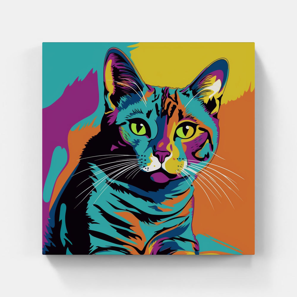 cat meow purr fur-Canvas-artwall-Artwall