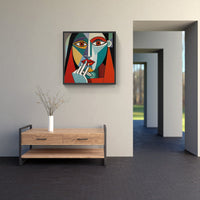 Picasso's Cubist Portraits-Canvas-artwall-20x20 cm-White-Artwall