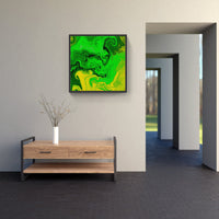 Green berry blossom-Canvas-artwall-Artwall