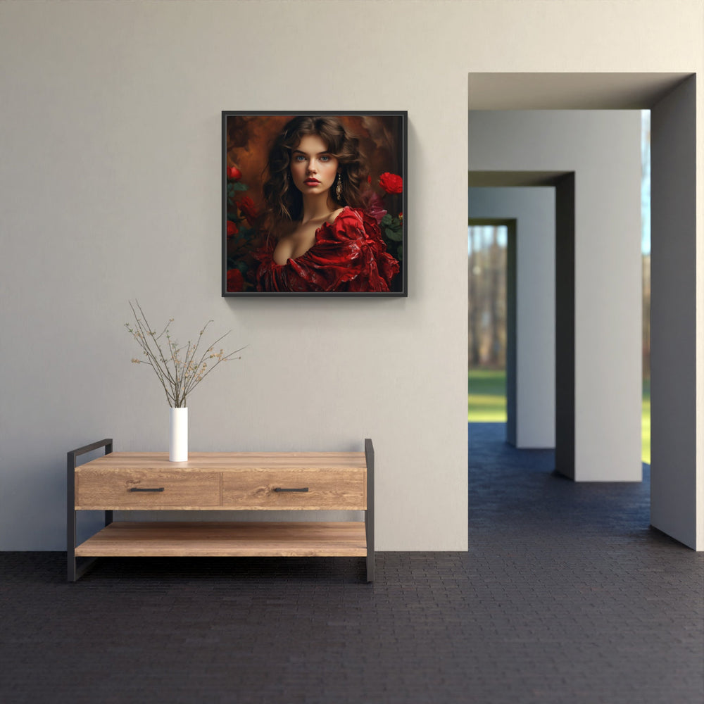 Timeless Glamour Preserved in Fashion-Canvas-artwall-Artwall