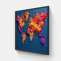 Enchanted World Euphoria-Canvas-artwall-20x20 cm-Black-Artwall