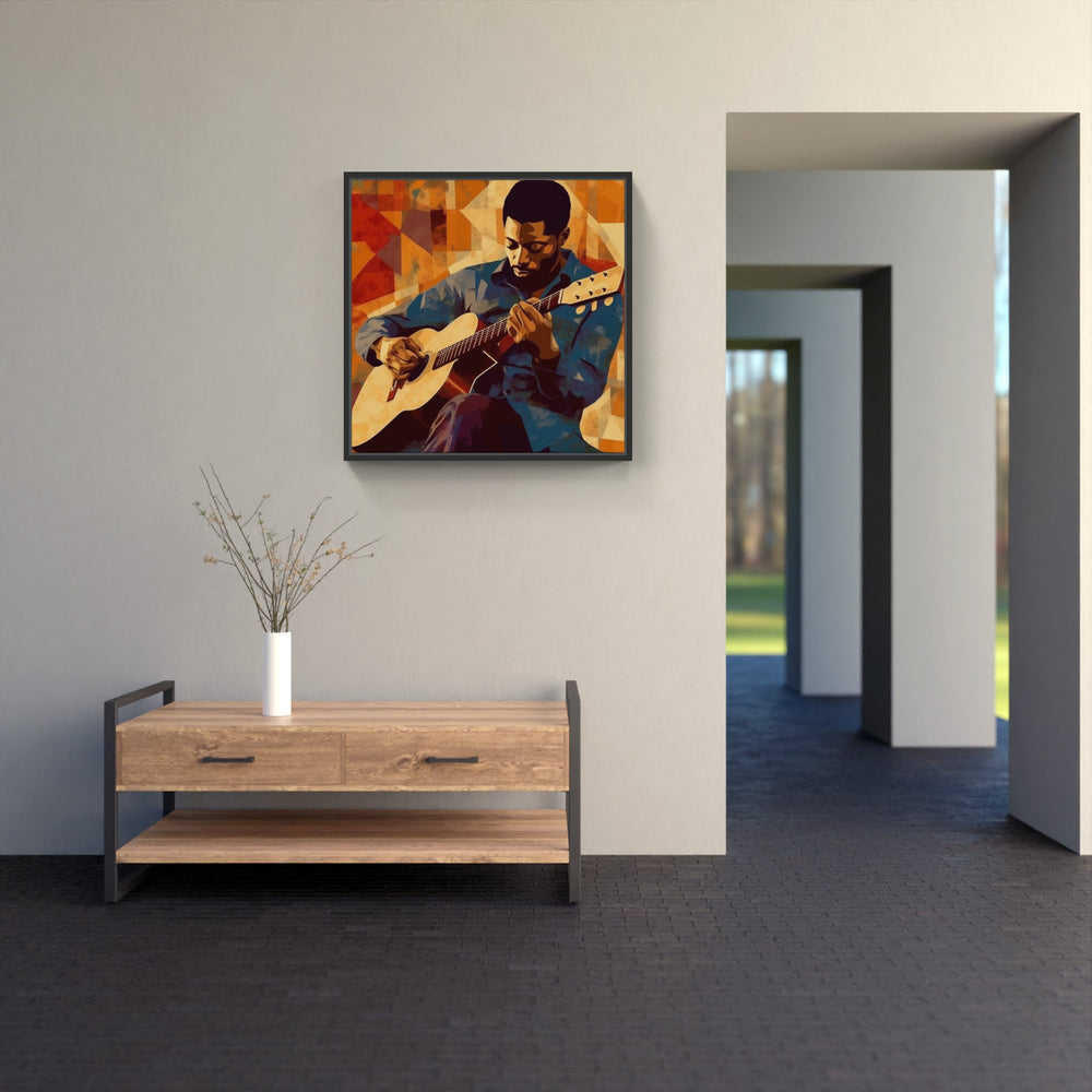 Expressive Guitar Symphony-Canvas-artwall-Artwall