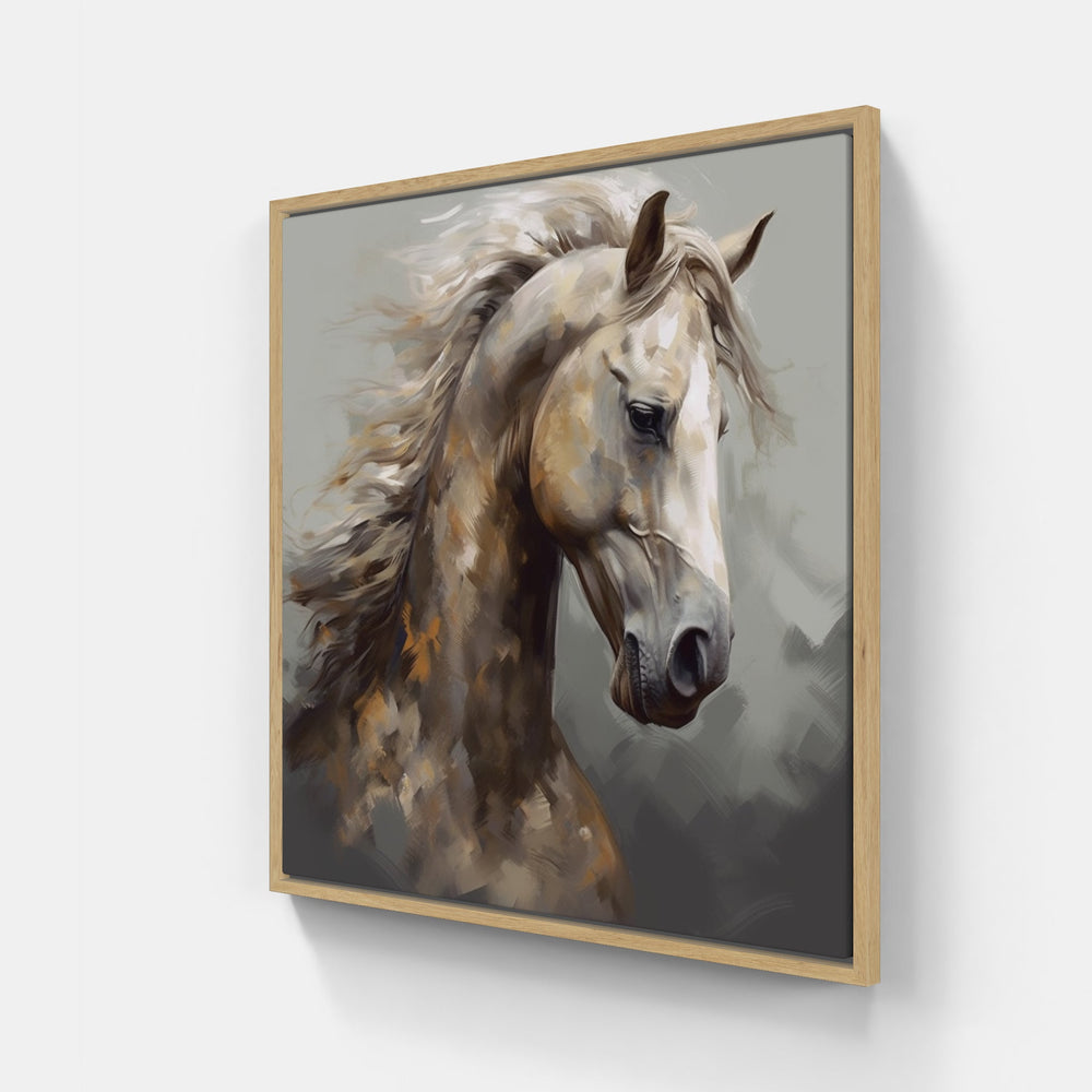 Powerful Horse Stance-Canvas-artwall-Artwall