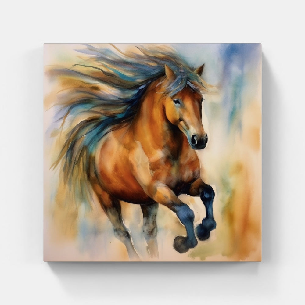 Beautiful Horse Mane-Canvas-artwall-Artwall