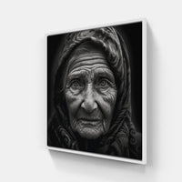 Wisdom Lines-Canvas-artwall-20x20 cm-White-Artwall