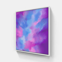 Purple art-Canvas-artwall-20x20 cm-White-Artwall