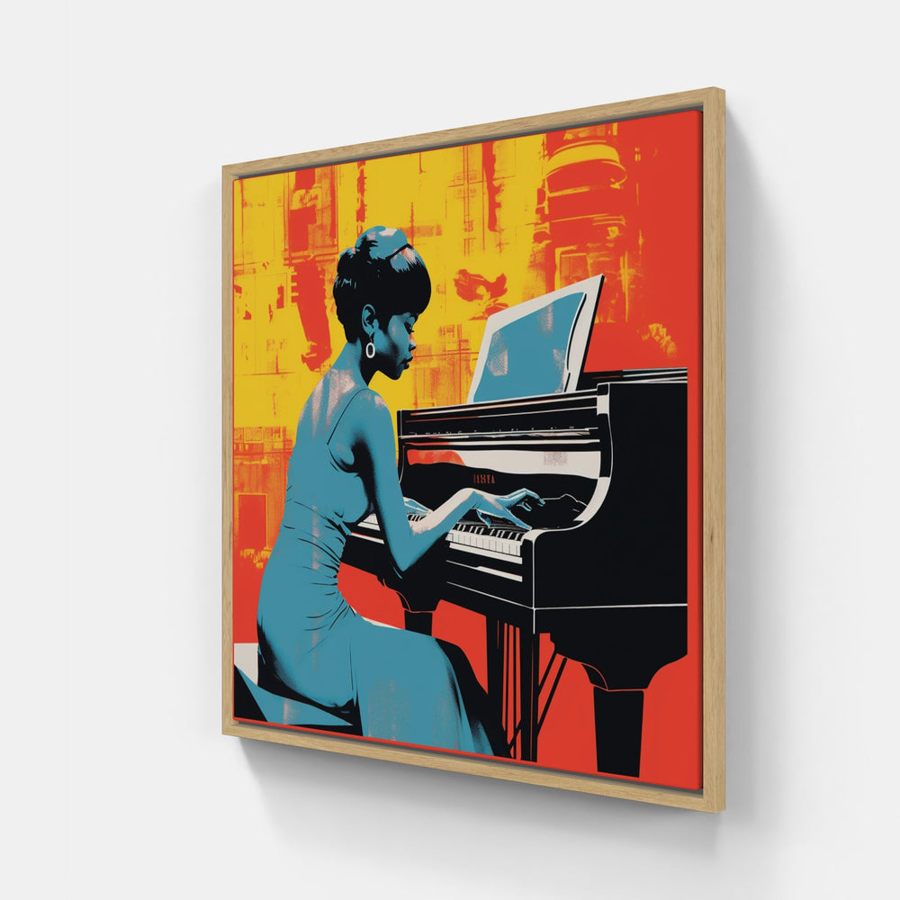 Artistic Piano Symphony-Canvas-artwall-Artwall
