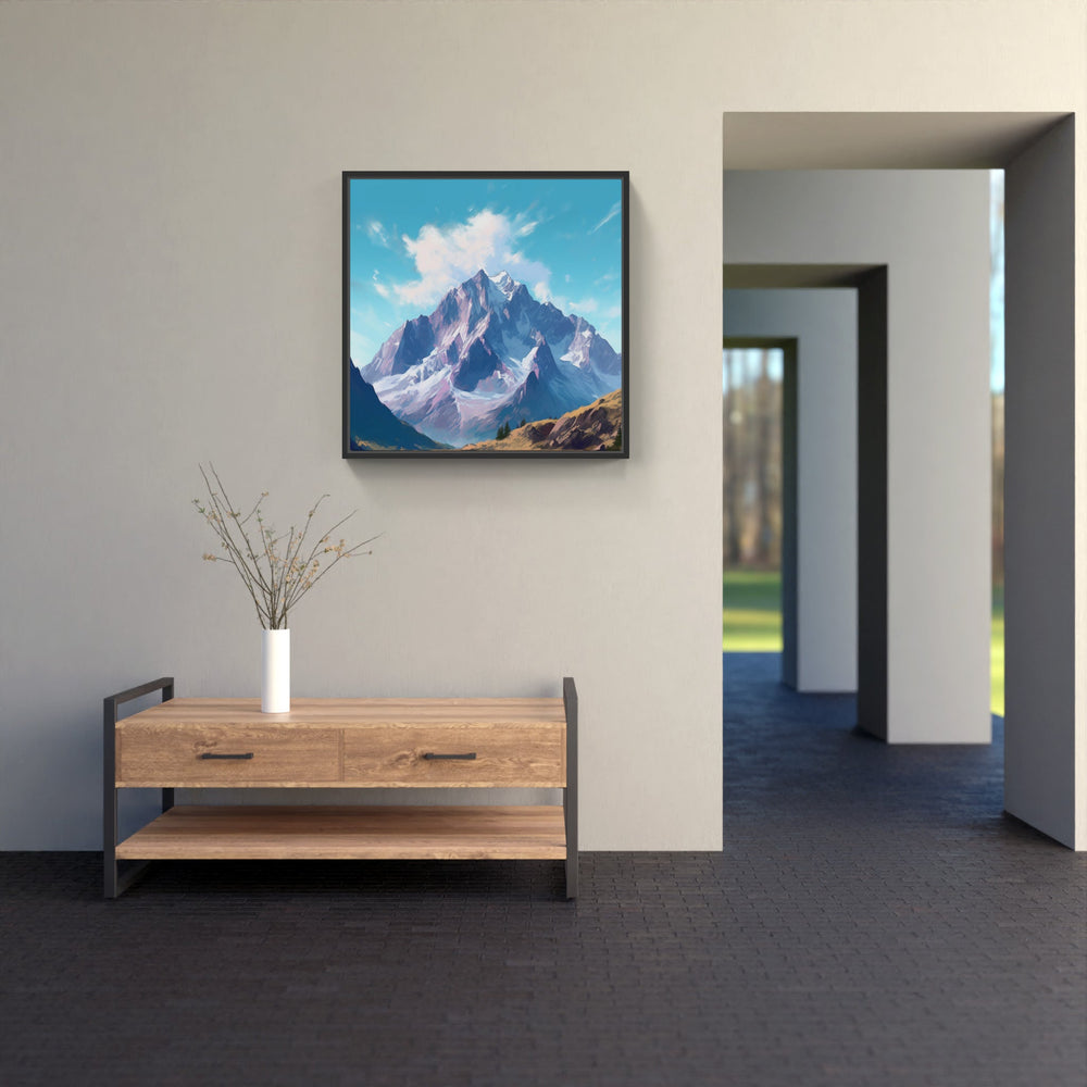 Serene Mountain Retreat-Canvas-artwall-Artwall