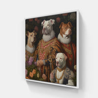 Pawsome Pup-Canvas-artwall-20x20 cm-White-Artwall