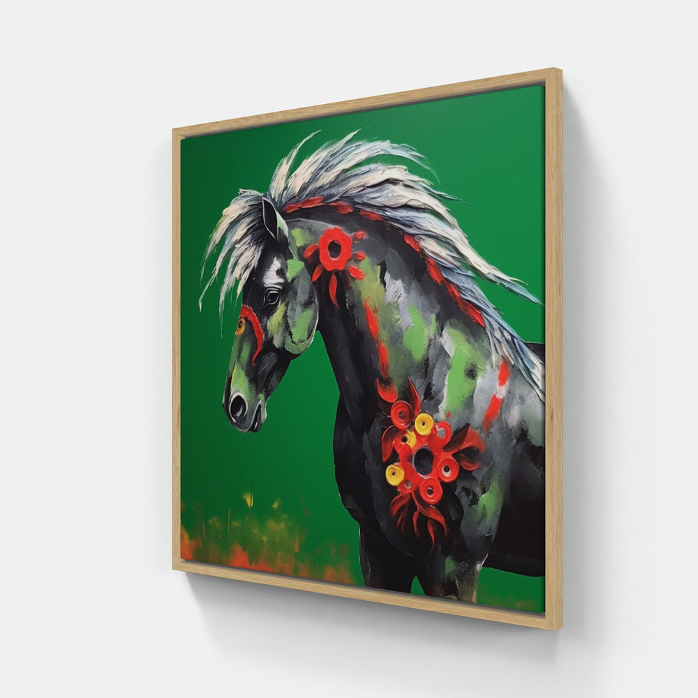 Regal Horse Pose-Canvas-artwall-Artwall