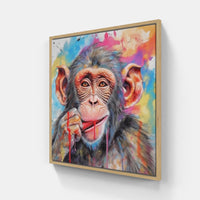 Playful Monkey Canvas-Canvas-artwall-Artwall