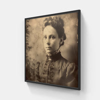 Daguerreotype Magic Unveiled-Canvas-artwall-20x20 cm-Black-Artwall