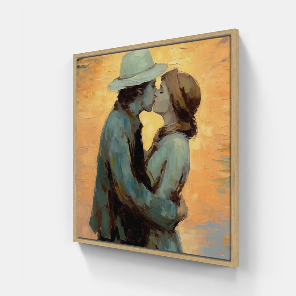 Romantic Emotion Devotion Love-Canvas-artwall-Artwall