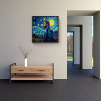 Serene Van Gogh Beauty-Canvas-artwall-Artwall