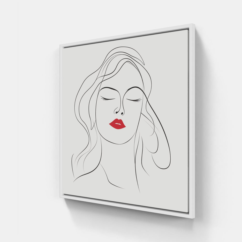 Radiant Line-Canvas-artwall-20x20 cm-White-Artwall