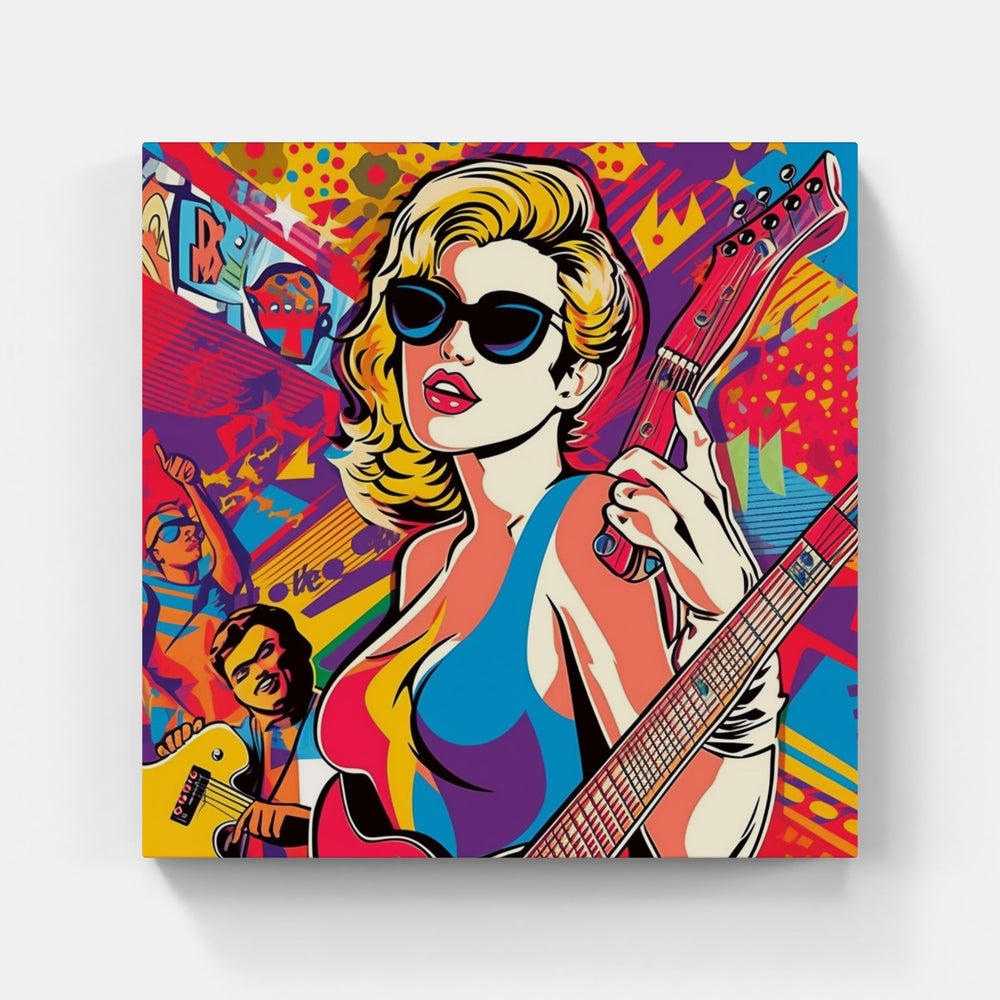 Melodious Guitar Verse-Canvas-artwall-Artwall