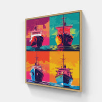 Nautical Escape Stunning Yacht-Canvas-artwall-Artwall